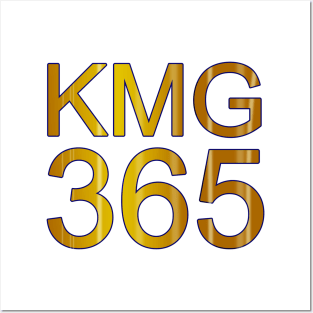 KMG 365 (Original In Gold Metallic) Posters and Art